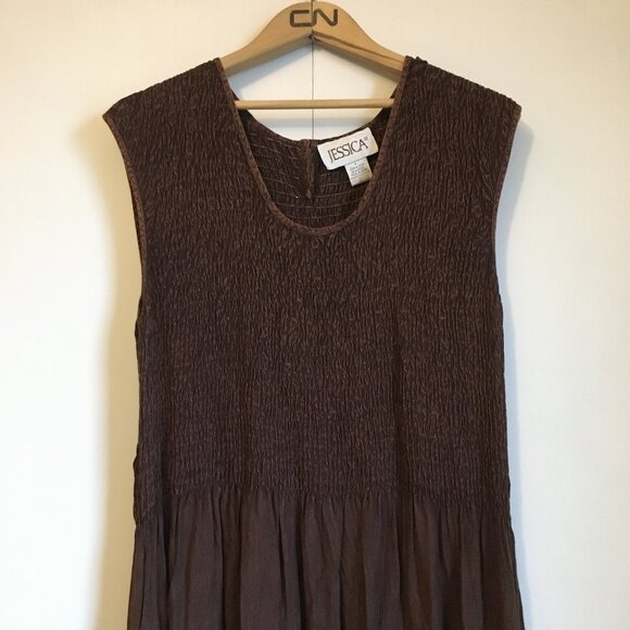 Vintage 90s Jessica Two Piece Maxi Bohemian Dress and Jacket - Picture 10 of 13